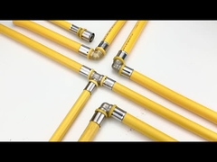 Πολυεπίπεδη συνθετικά εξαρτήματα σωλήνων Κάλκινο Pex Al Pex Συσκευές πίεσης σωλήνων αερίου