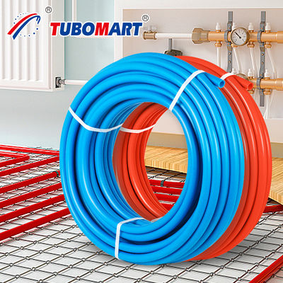 Ανθεκτικός στη διάβρωση μονωμένος σωλήνας Pex 50m 100m 200m ανά ρόλο με προσαρμογή Crimp