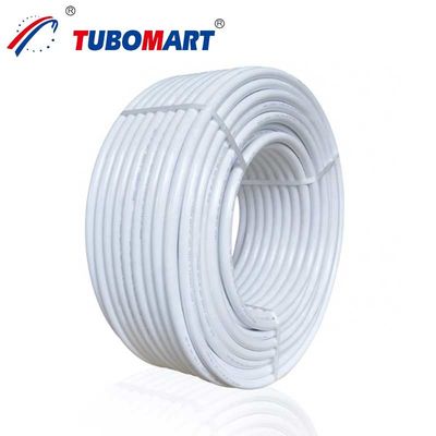Λευκό PEX AL σωλήνα 0,19 - 0,35 mm πάχος σπρώξτε για να συνδέσετε σωλήνα ανθεκτικό στη διάβρωση