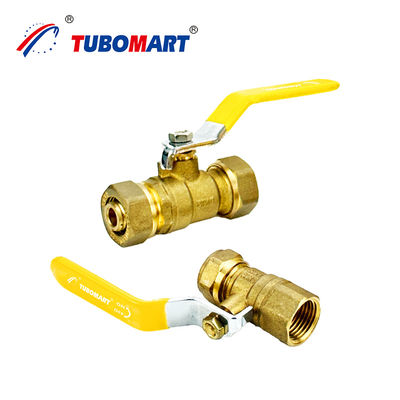 2 ιντσών GAS Brass Ball Valve για PEX-AL-PEX