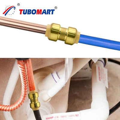 Tubomart OEM C46500 Push In Connect Pex Fittings για συστήματα αερίου και νερού