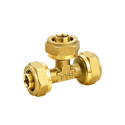 OEM Brass Compression Elbow Male Connect Pex-al-pex Fittings για πολυεπίπεδες σωλήνες ζεστού και κρύου νερού