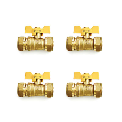 Κατασκευαστής 16-32mm Pex Brass Compression Fitting Equal Straight για υδραυλικά Pex Al Pex Fittings OEM