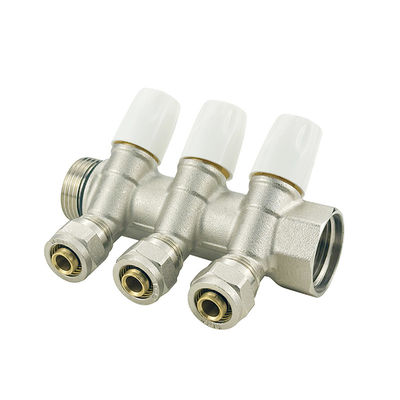 OEM 2-6ways Pex Manifold με ράβδους εξαρτήματα Προσαρμοσμένο χρώμα Τελειοποίηση Προσαρμοσμένο χρώμα Προσαρμοσμένο μέγεθος