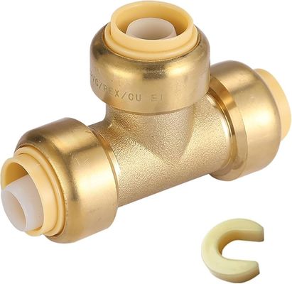 Tubomart OEM Brass Lead Free Push Fit Fitting Shark Bite 1/2 ίντσες 3/ 4 ίντσες σωλήνα Fitting