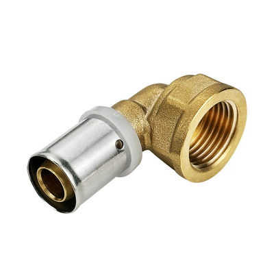 Tubomart Wholesale Πολυεπίπεδης πρέσα 16-32mm Κίτρινη PEX Fittings Gas PEX Press Fitting για σύστημα αερίων PE