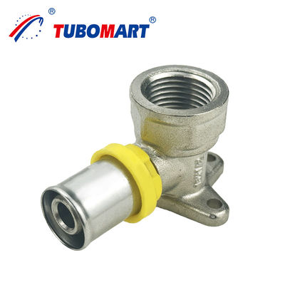 Pex Al Pex Press Fittings TH Τύπος ODM Προσαρμογή με πιστοποίηση ISO9001 2015 για αέριο