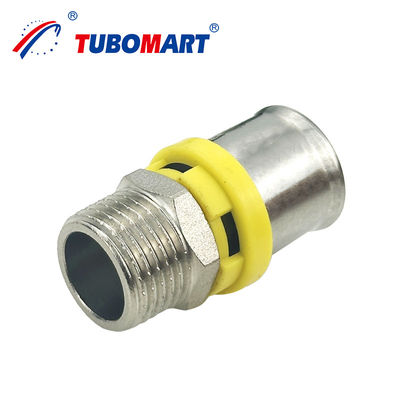 Tubomart Brass HPb 58-3A ή DZR Brass CW 602N Pex Al Pex Τύπος Τύπου Fitting επαναχρησιμοποιήσιμη και φιλική προς το περιβάλλον