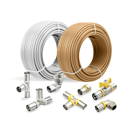 Tubomart Hot Sale  Plumbing And Gas System Plastic Composite Pipe Plumbing Water Tube Flexible Pex Al Pex Pipe