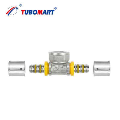 Διάρκης διάρκειας Pex AL pEX Pipe Press Fitting με 24ετή εμπειρία κατασκευής και πιστοποίηση ISO 9001/9002