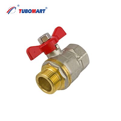 Internal Thread Copper Ball Valve With Handle Long Handle Globe Valve Fire Pipeline Fire Sprinkler System Brass Ball Valve