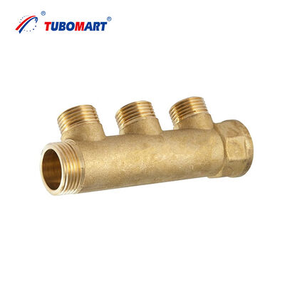 TUBOMART OEM 2-6 Έξοδοι Ορειχάλκινος Συλλέκτης Χωρίς Σύνδεση Ακροφυσίου Pex, PEX-AL PEX, Χάλκινος Σωλήνας και Ορειχάλκινα Εξαρτήματα για νερό αερίου