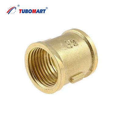 TUBOMART OEM Factory Direct Double Female Brass Nipple Straight Female Reducer Λύσεις υδραγωγών